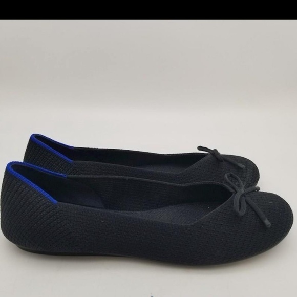 Rothy's Shoes - Rothy’s bow flats size 7.5 in Blackout